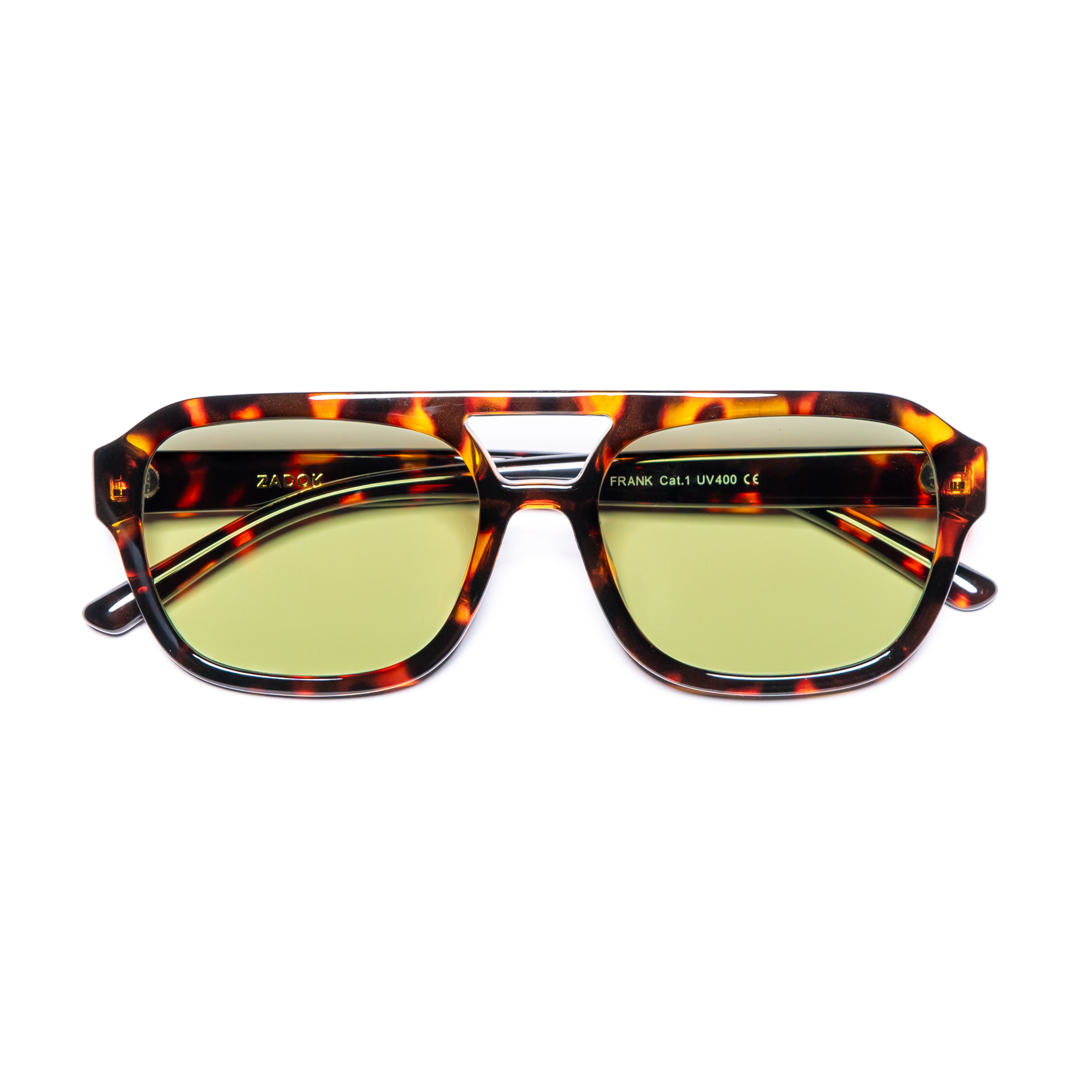 FRANK / TORTOISE GREEN – ZADOK EYEWEAR