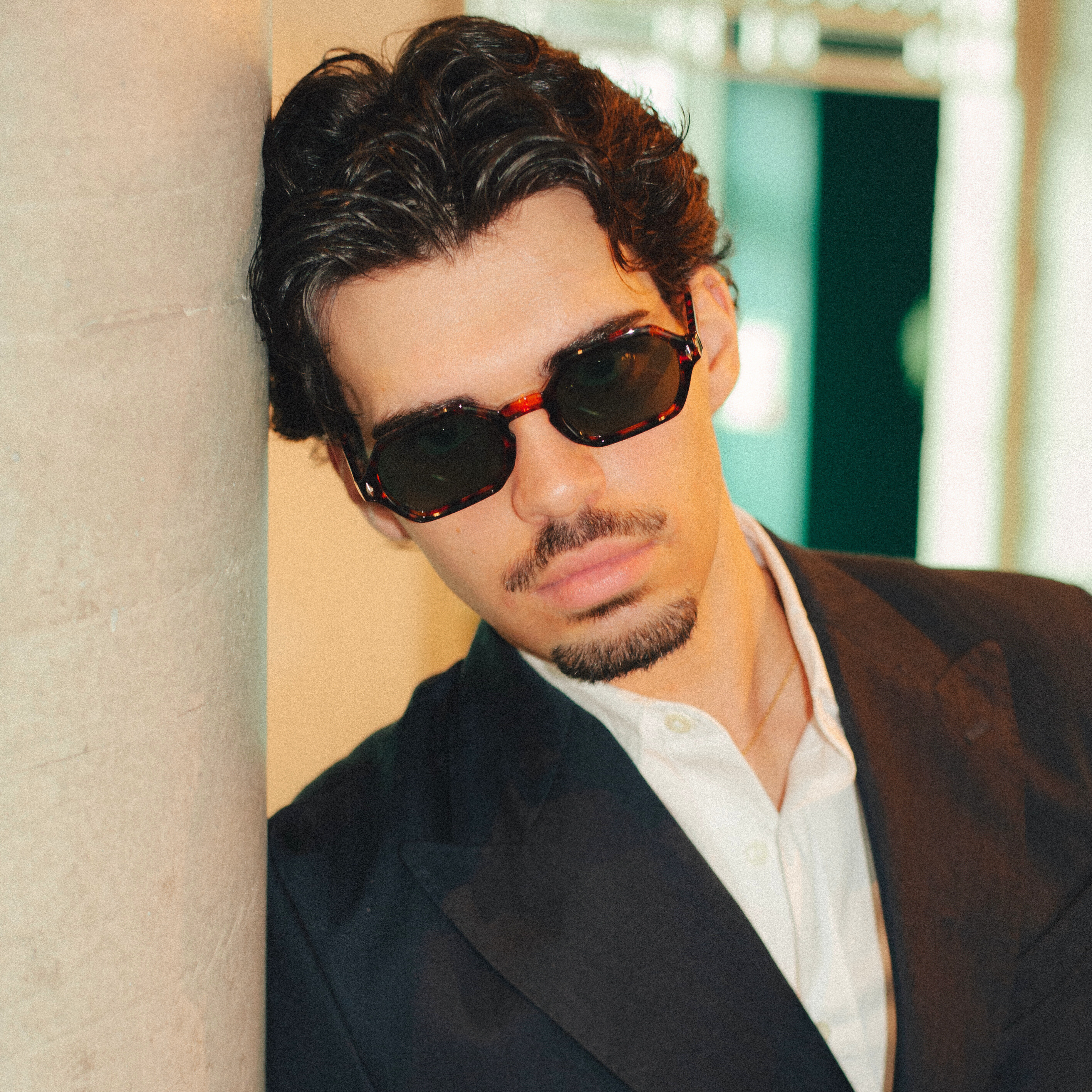 PHILIP / TORTOISE DARK GREEN