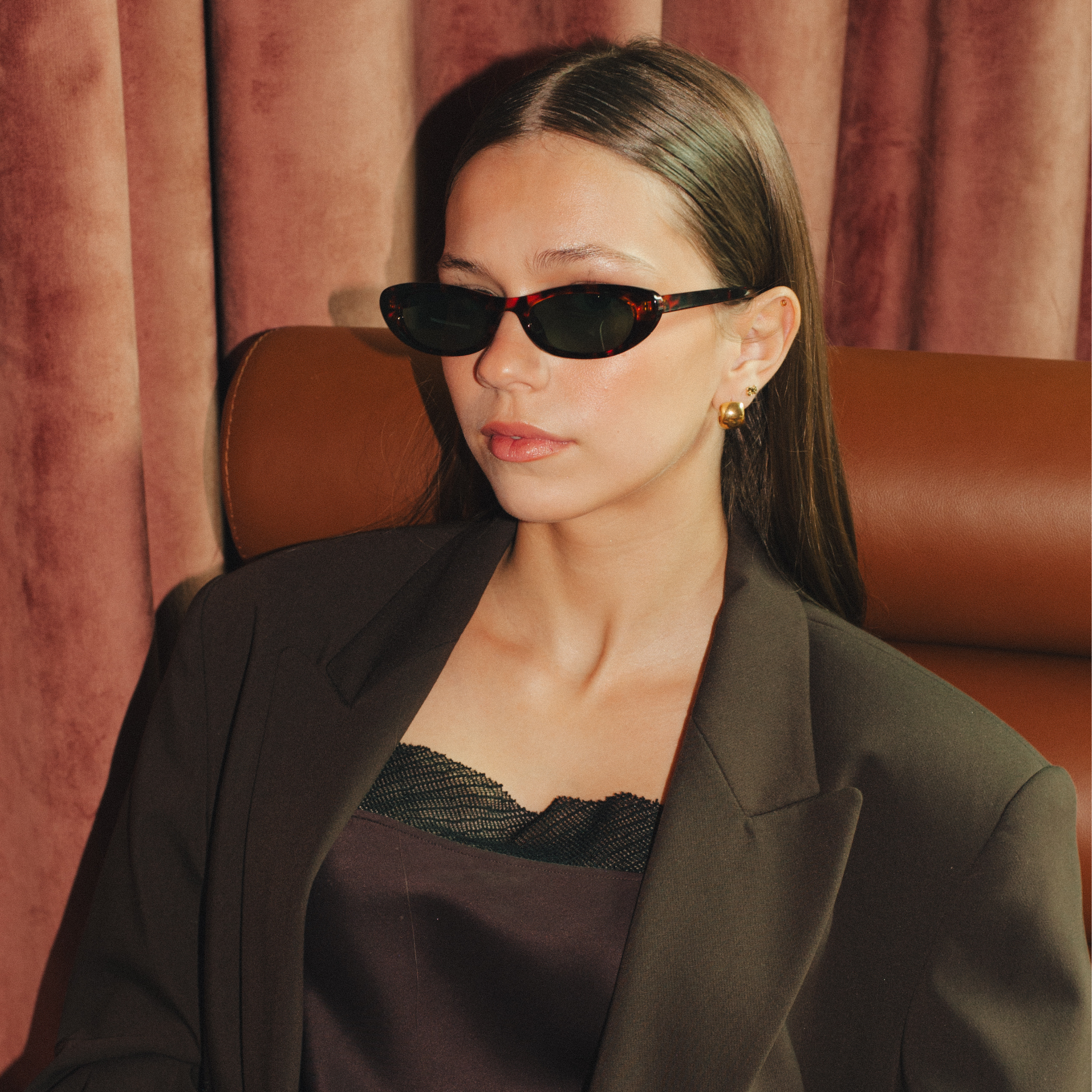 SOPHIA / TORTOISE DARK GREEN