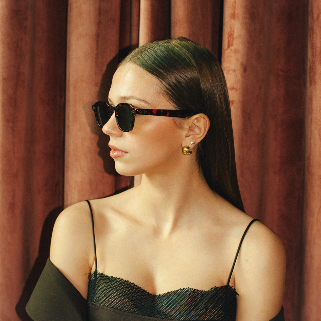 LUDWIG / TORTOISE DARK GREEN